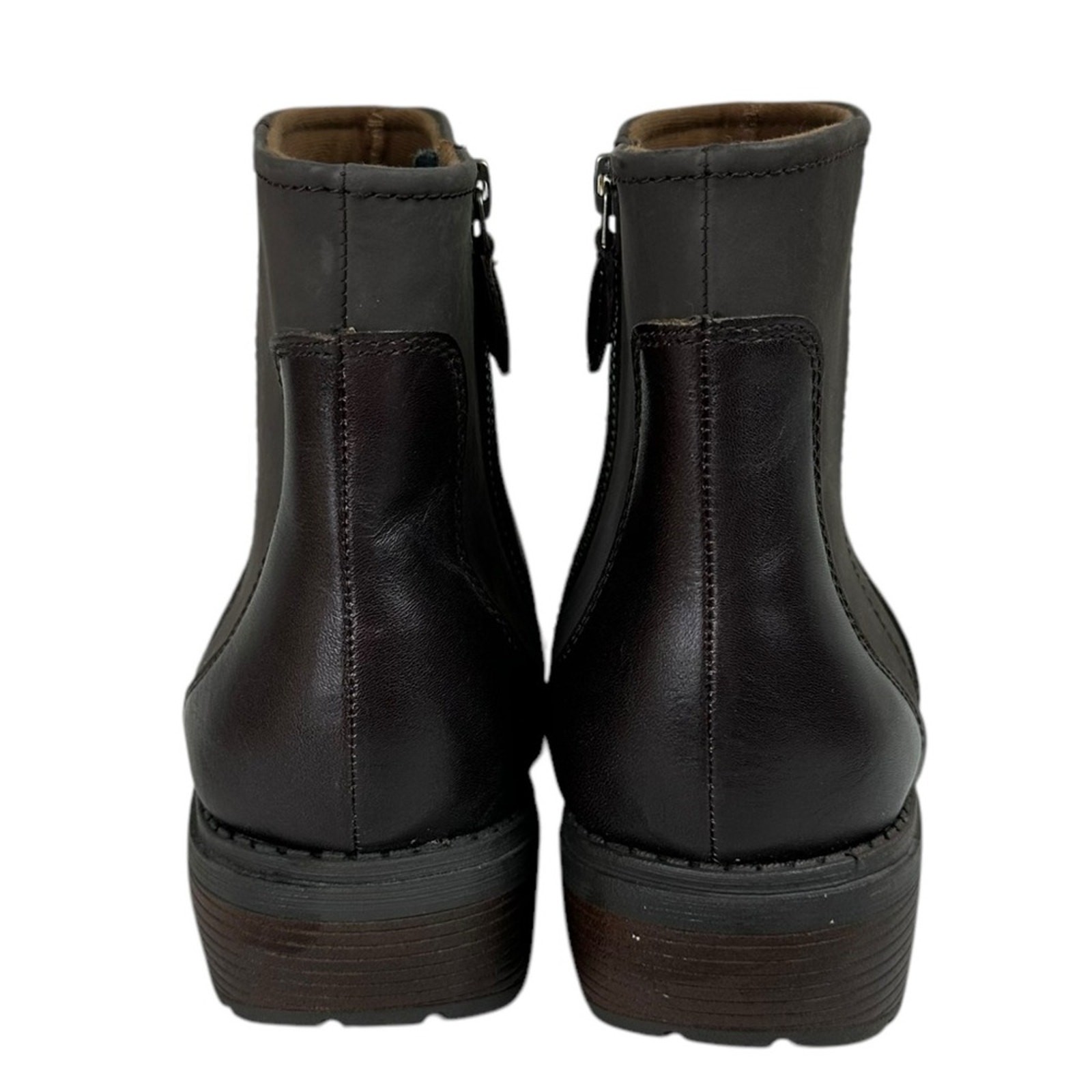 Eastland Meander Boot Wms Sz 10 Full Grain Leather Brown Casual Style 3761-02