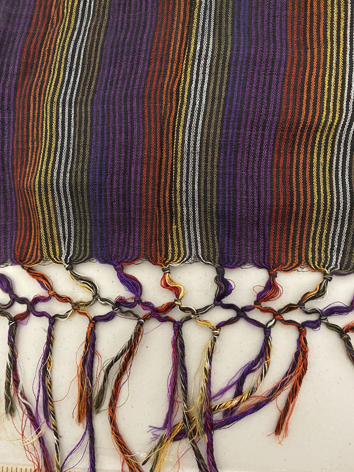 scarf woven fringe 29” wide 48” long not including fringe