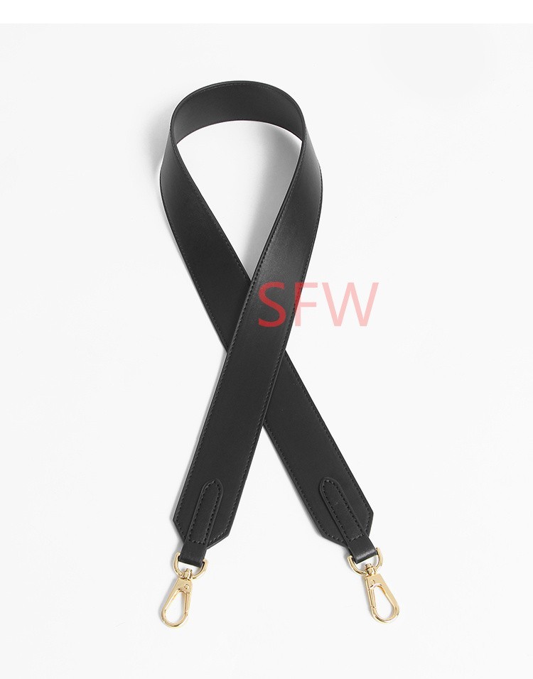 Purse Strap For Black LE 37 Bucket Handbag Replacement Leather Strap