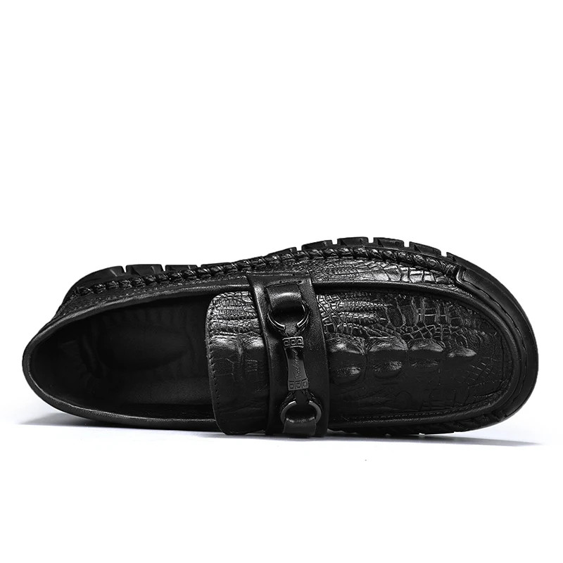 Men Business Dress Driving Moccasin Leather Loafers Shoes Outdoor Flats Shoes