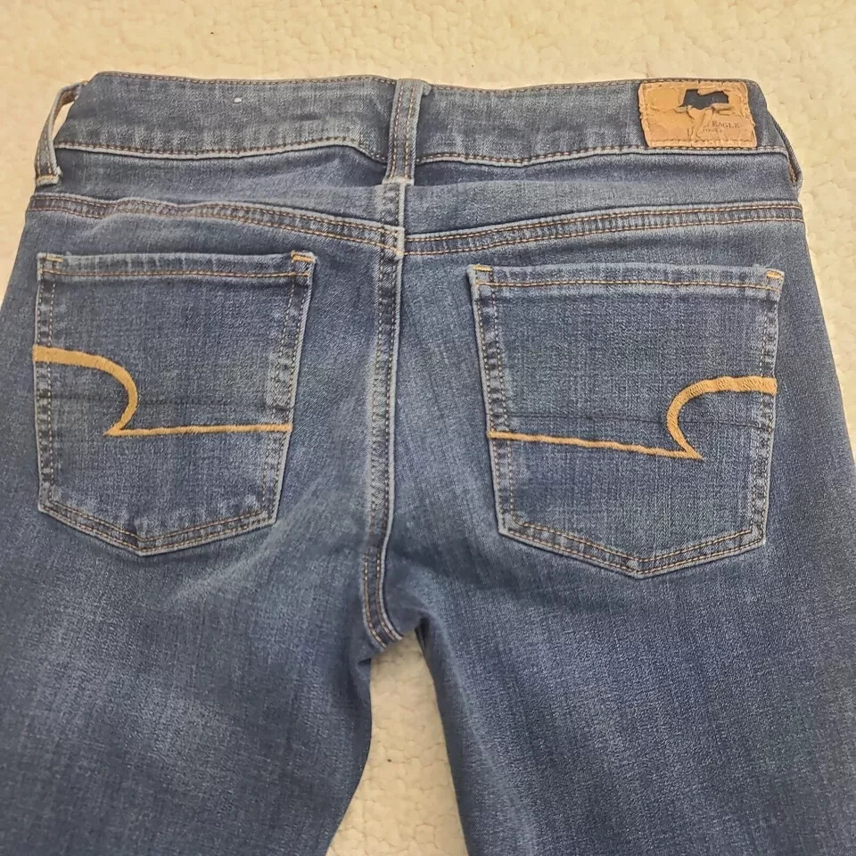 American Eagle Outfitters Jeans Womens 4 Blue Jegging Super Stretch X4 27×29