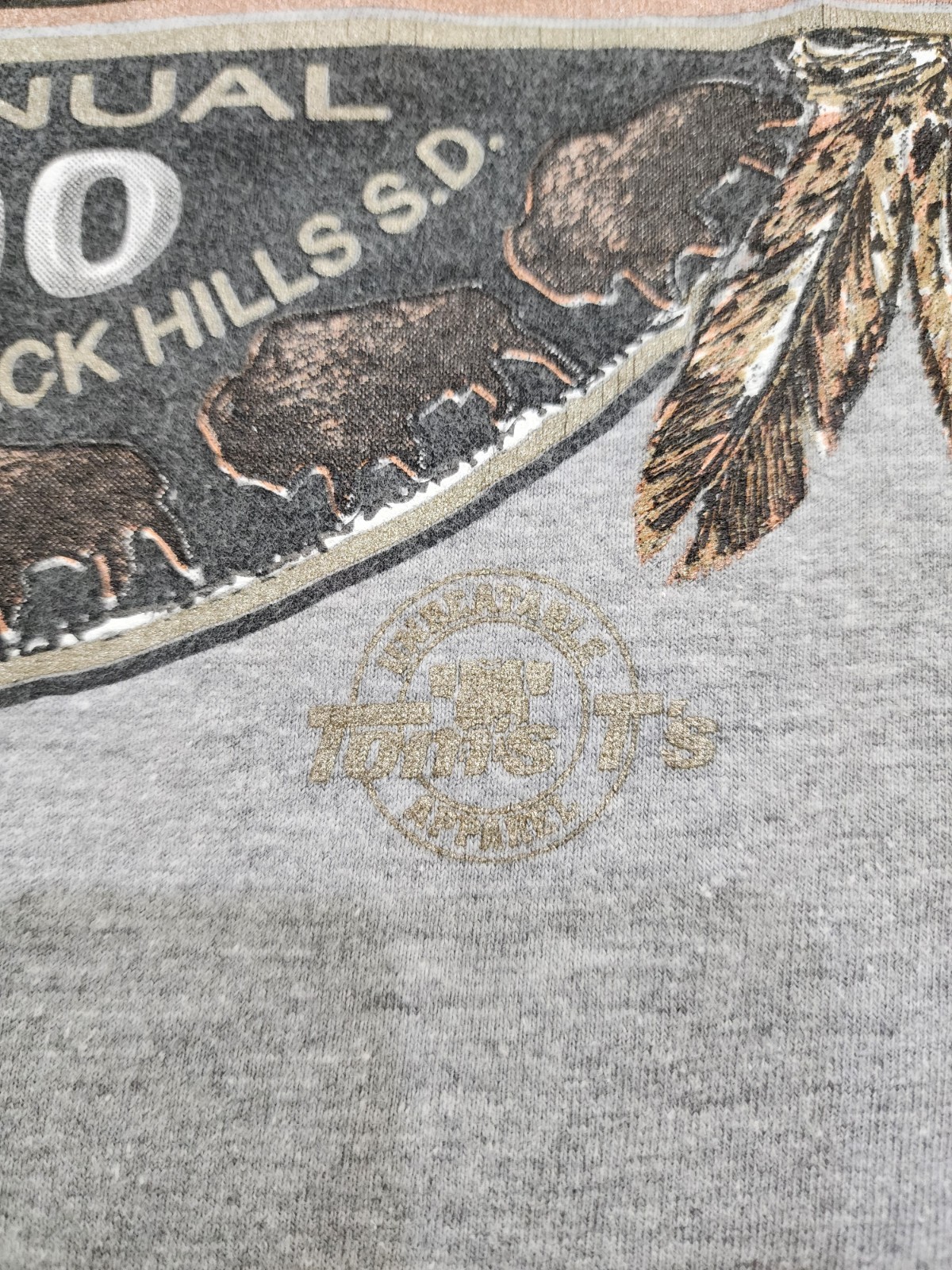 Vintage 2000 Sturgis Motorcycle Rally Medium Black Hills Biker Skater T Shirt