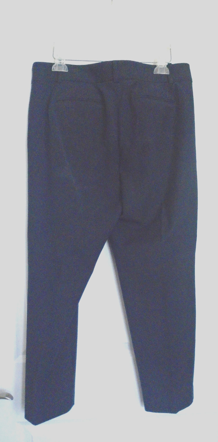 TALBOTS Dark Navy Cotton Polyester Blend Long Pants Size 12 Made in Jordan!