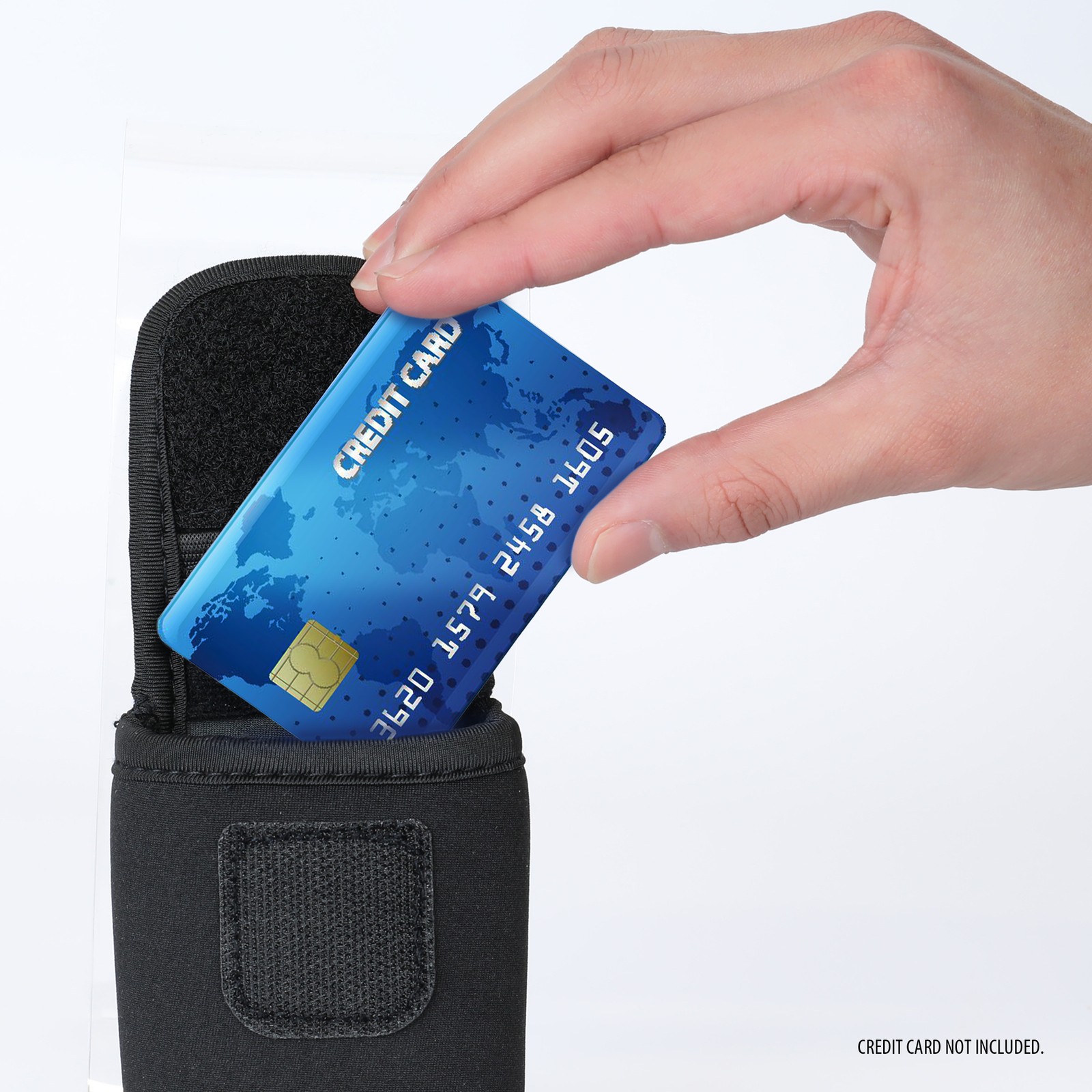 USA Gear Neoprene Coin Pouch and Wallet Pouch with Belt Loop and Carabiner Clip