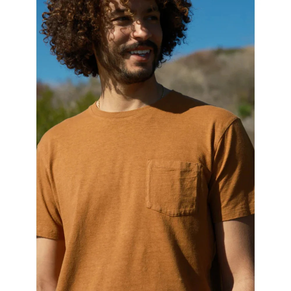 Mollusk – Hemp Pocket Tee – Almond