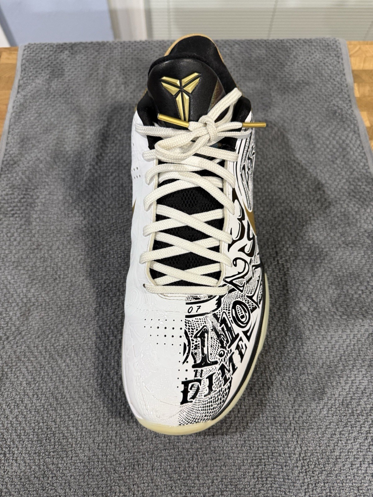 Nike Zoom Kobe 5 Protro Big Stage White/Metallic Gold/Black CT8014-100 2020