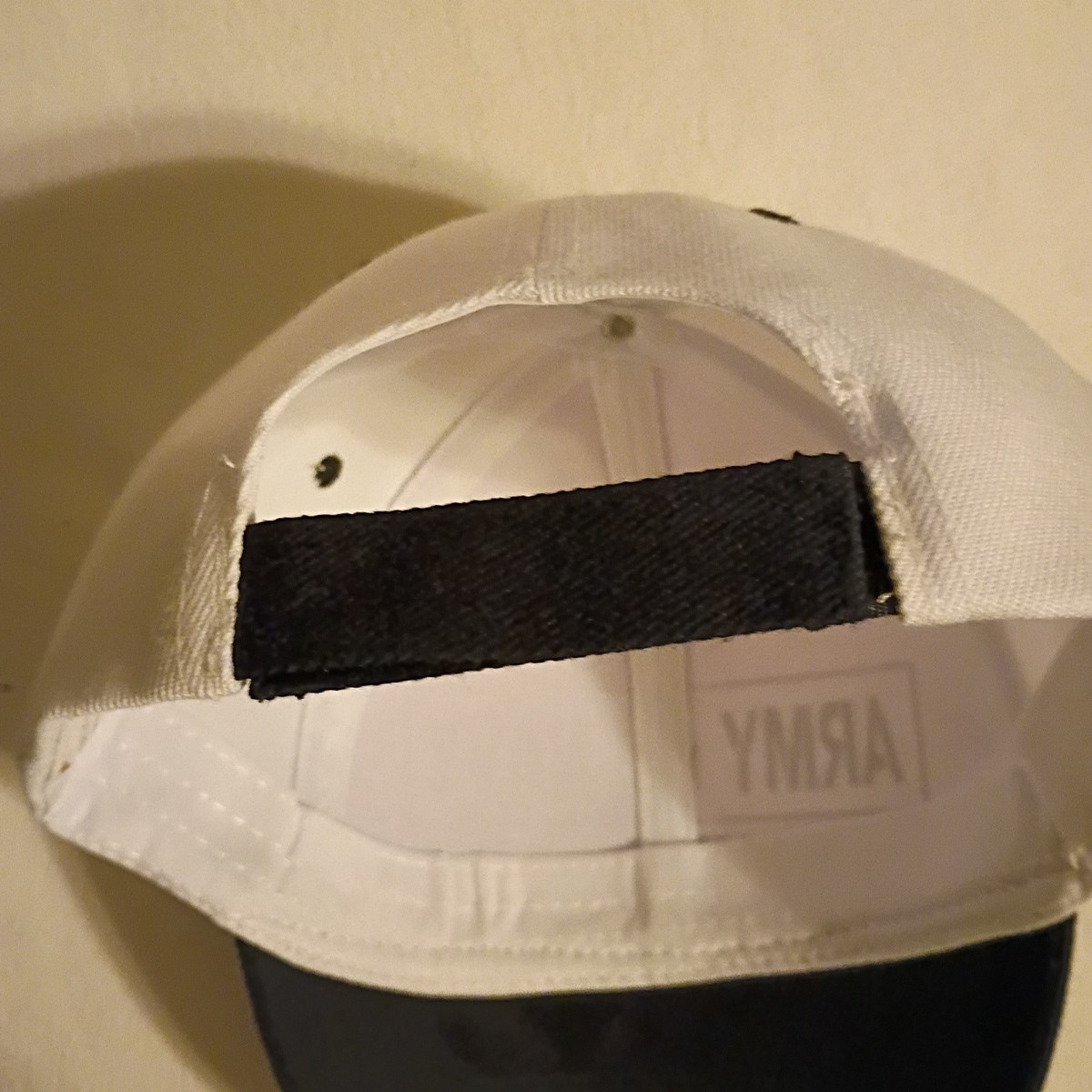 Army vs Navy Hat White Black Adjustable Cap Battle For Dominance