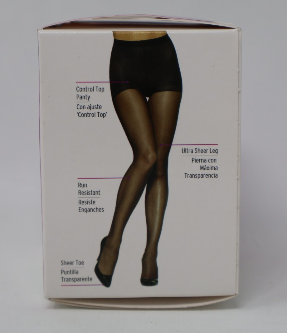 8 L’eggs Silken Mist Control Top Ultra Sheer Run Resistant Pantyhose NUDE Size B