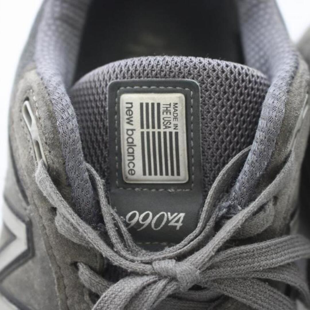 New Balance 990V4 Sneaker Shoe Mesh Suede 27cm (10.63 in) Gray SI9 Used e7f83c09