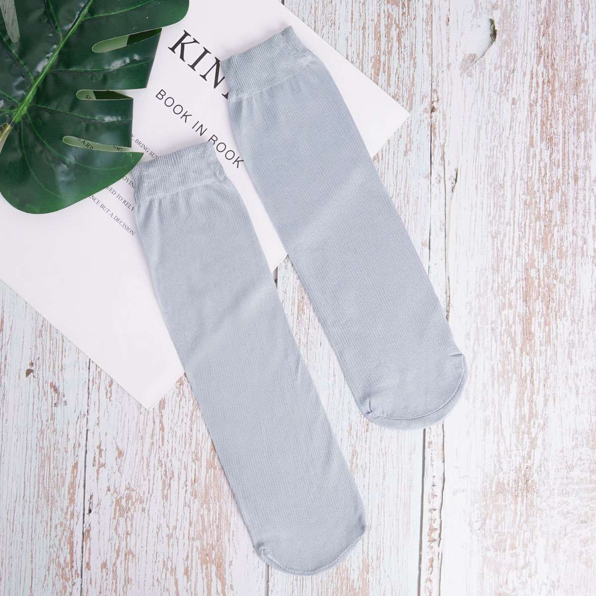 10 Pairs Set Men Summer Thin Sheer Silk Evening Transparent Dress Business Socks