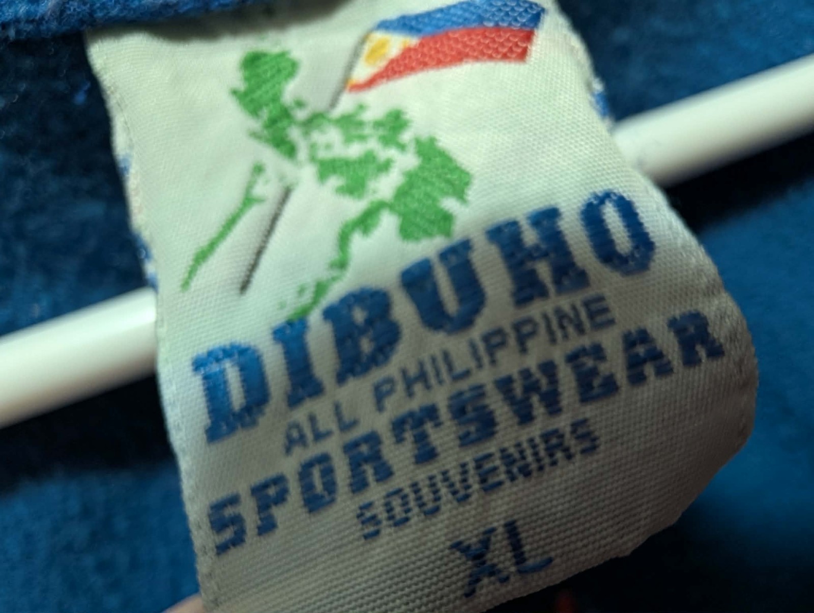Vintage Dibuho Philippines Asian Jacket Men’s XL Red Blue White Limited Edition