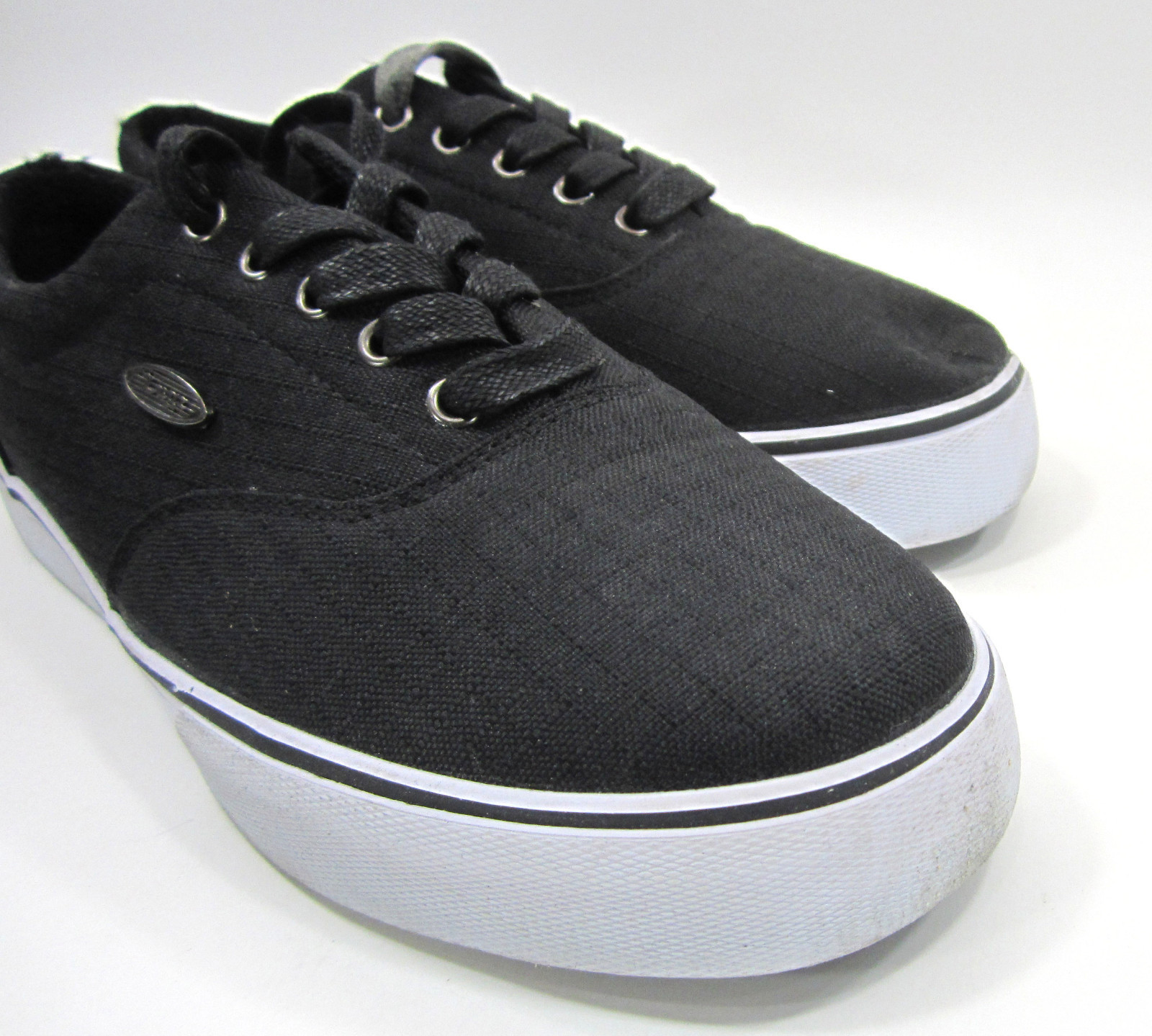 Lugz Shoes Vet Ripstop Black/White/Charcoal Casual Sneakers Size 9