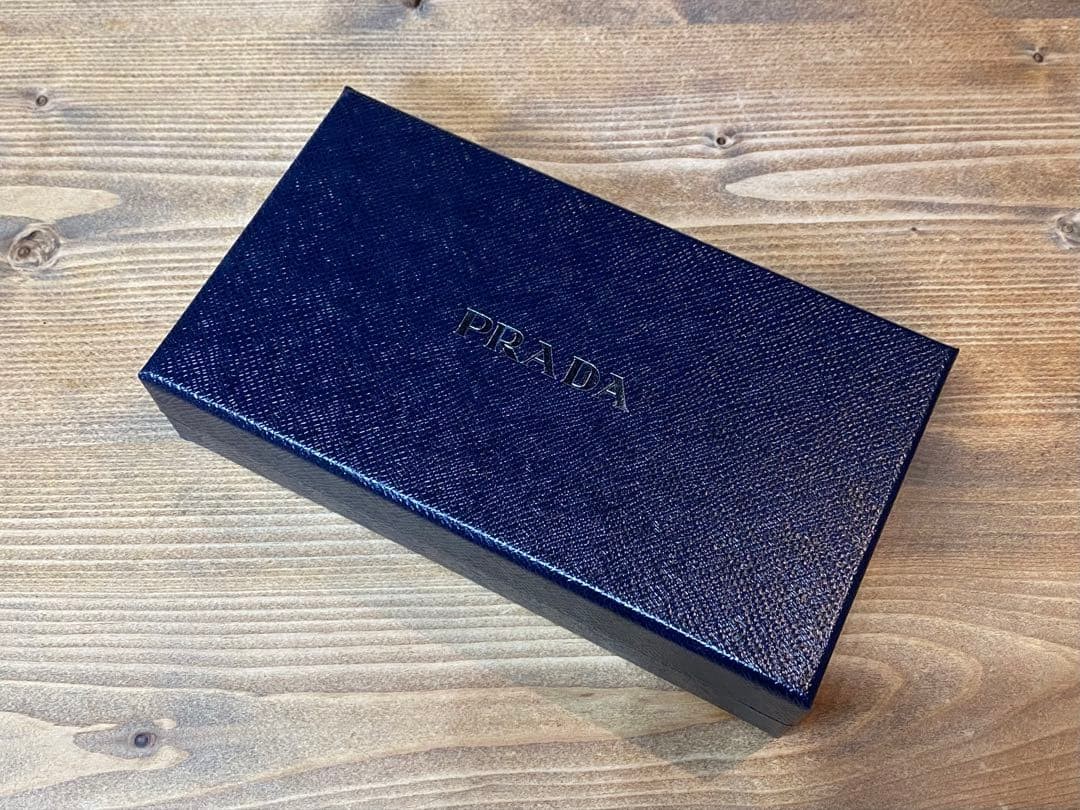 PRADA USB Port Unique Keychain Black Synthetic Fiber Used With Original Box