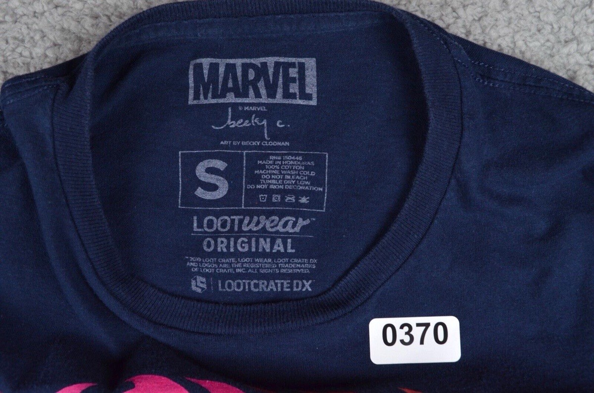Marvel Dark Phoenix Long Sleeve Navy Tee by Loot Crate New