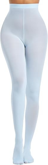 Women’s 80D Soft Opaque Footed Pantyhose Tights Plus Size Cosplay Ballet Wear
