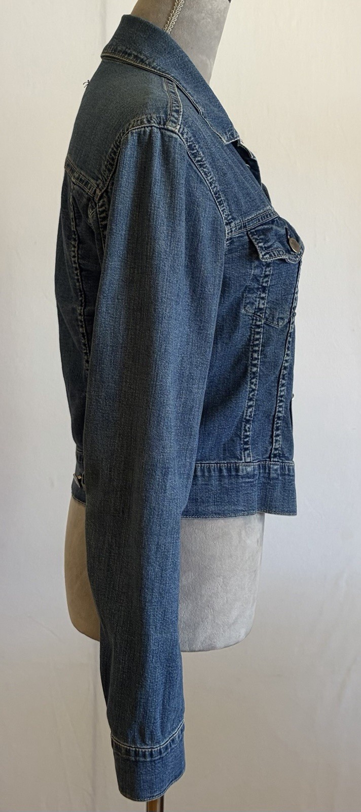 Theory Lightweight Denim Jacket Indigo Size Medium