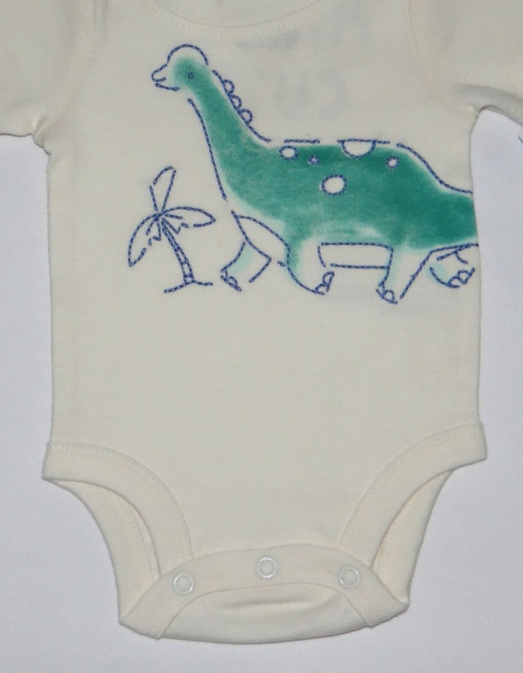 Baby boy clothes, 12 months, Carter’s 2 piece Dino set/ SEE DETAILS ON SIZE~