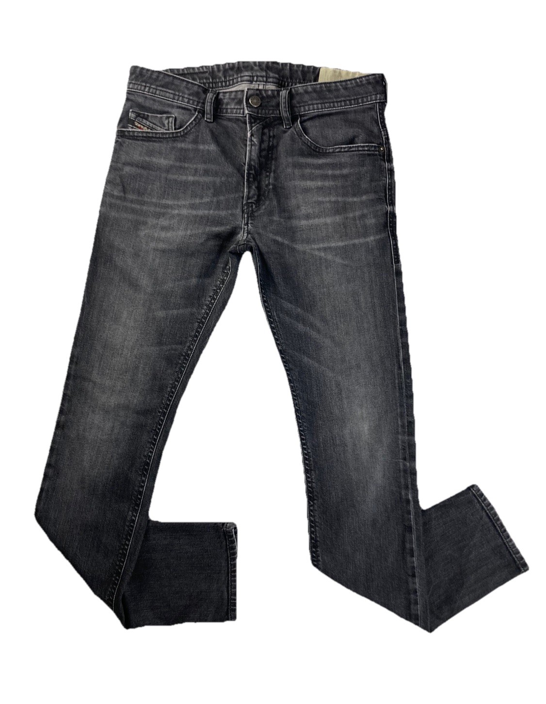Diesel Thommer SP Jeans W30 L32 Stretch Slim Skinny Denim Wash 0890E Dark Grey