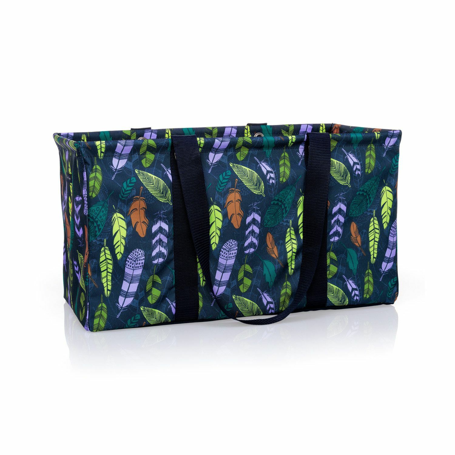 Brand new Thirty one Large utility beach laundry tote bag 31 Falling Feather