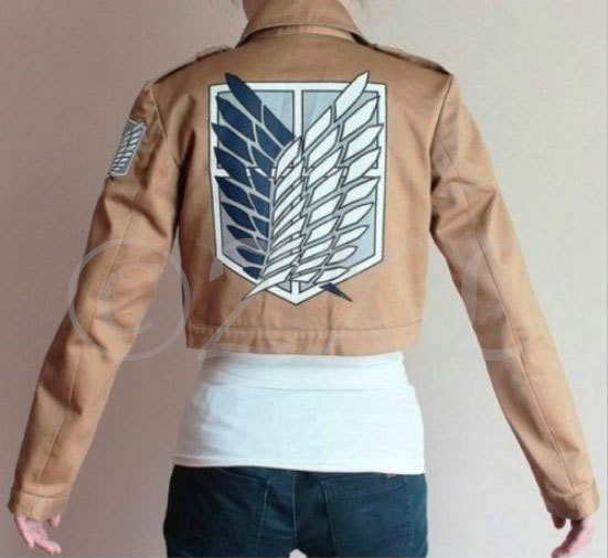 Attack on Titan Shingeki no Kyojin Scouting Legion Cosplay Halloween Jacket Eren