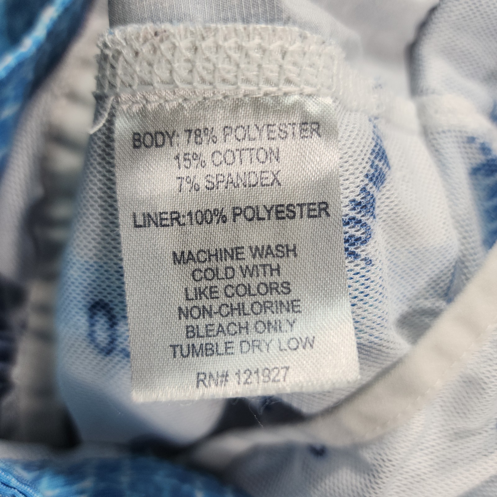 Johnnie O MENS SIZE S Mallon Swim Surf Shorts Fully Lined Laguna Blue
