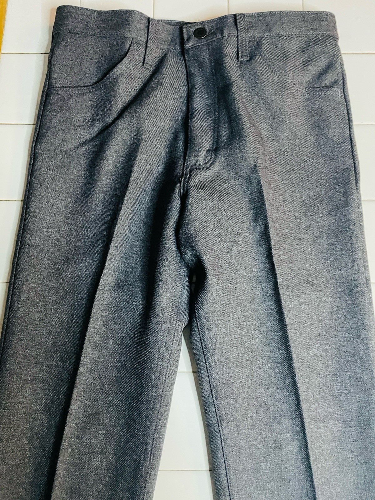 NWT Men’s Wrangler® Wrancher Heather Gray 82HG Polyester Pants Multi Size