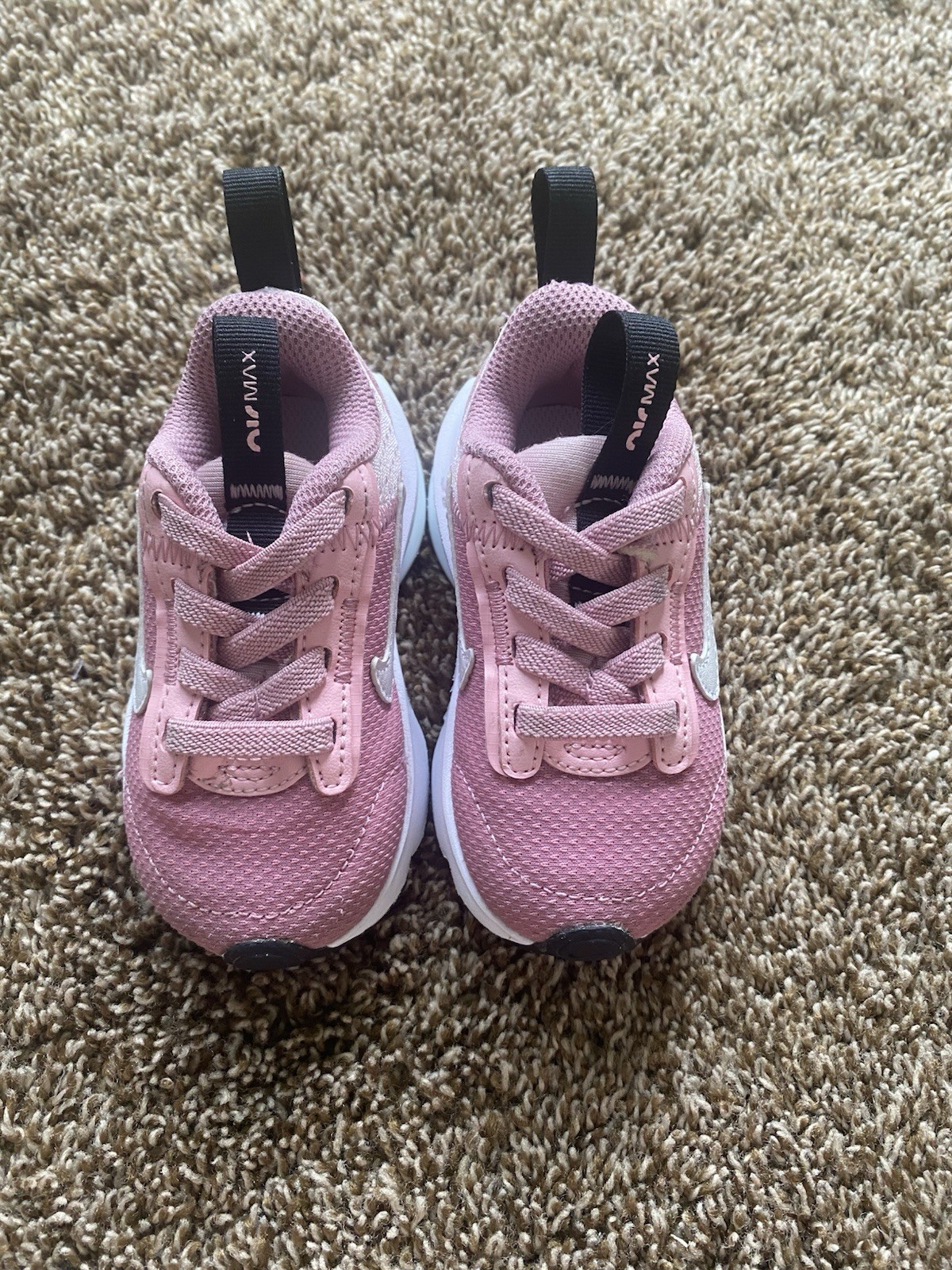 Nike Air Max INTRLK Lite Toddler Girls Pink White Sneakers Size 5C Shoes
