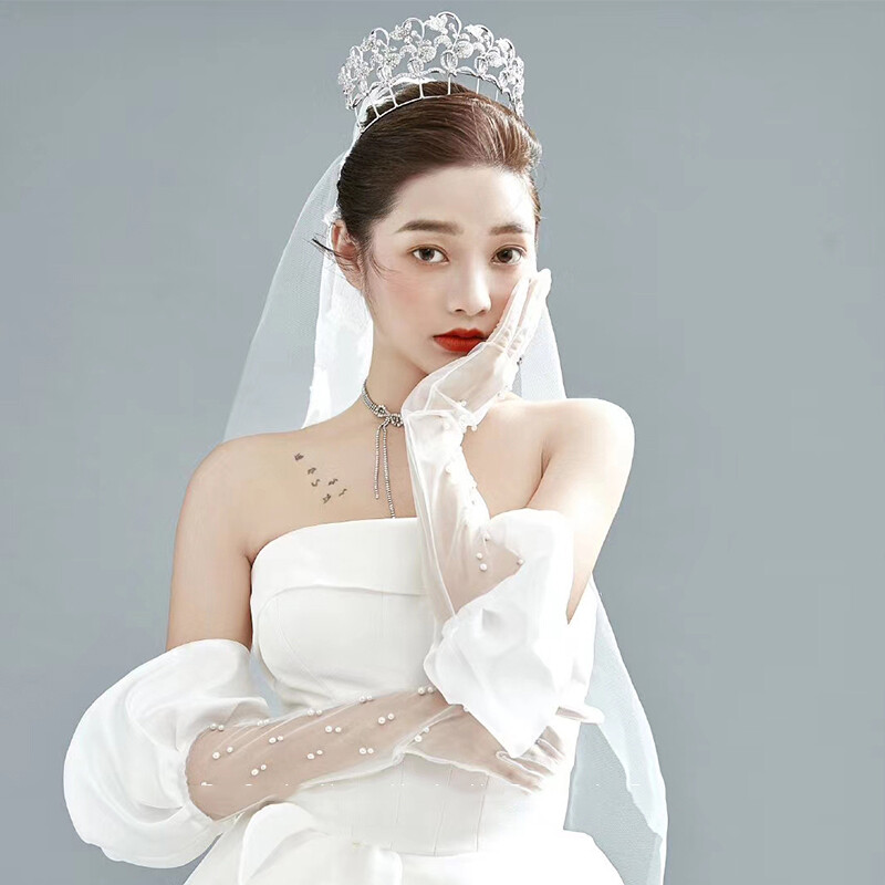 7cm Tall Elegant Vine Floral Crystal Wedding Bridal Prom Party Pageant Tiara