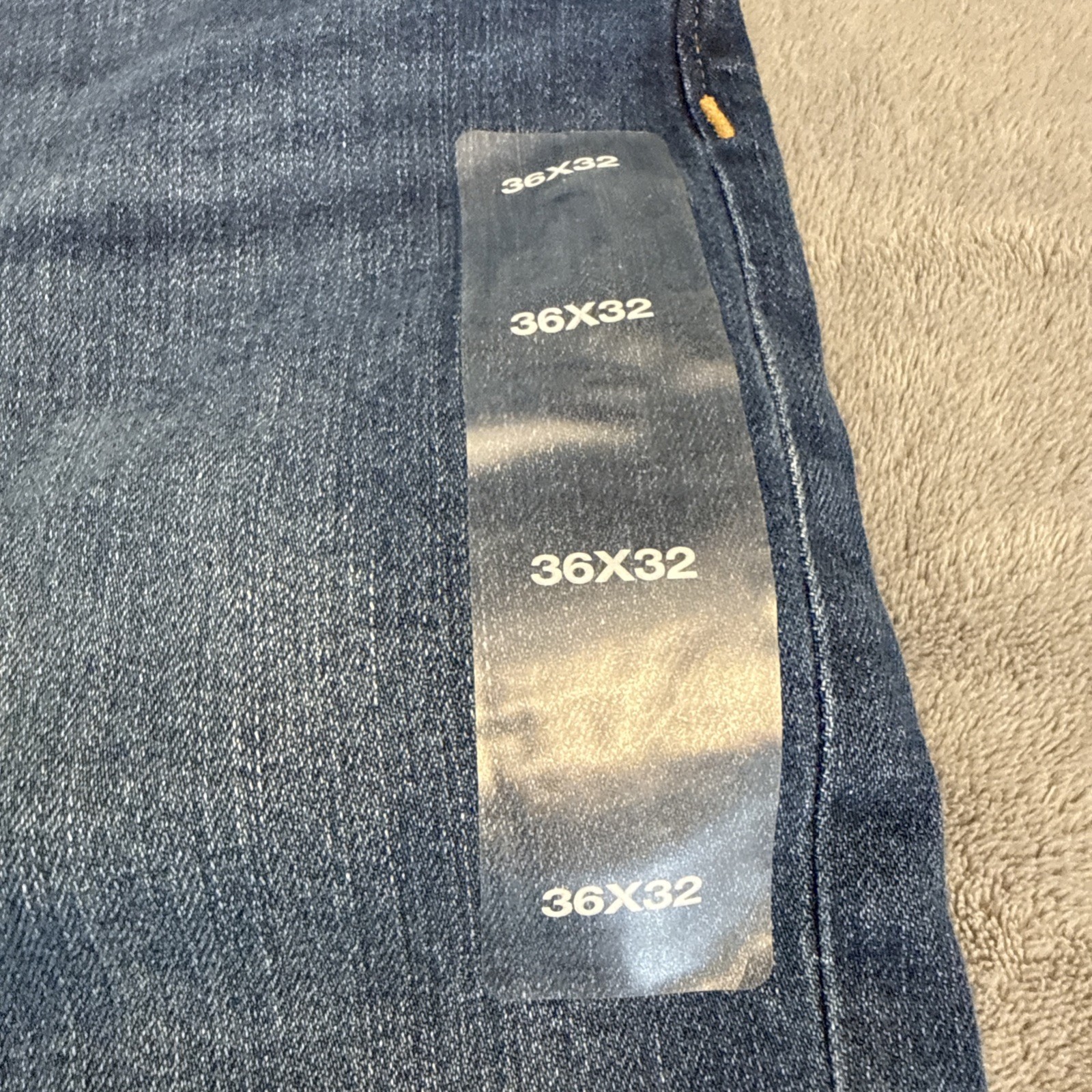Eddie Bauer Men’s Flannel Lined Jeans 36×32 Straight Fit Brand New With Tags
