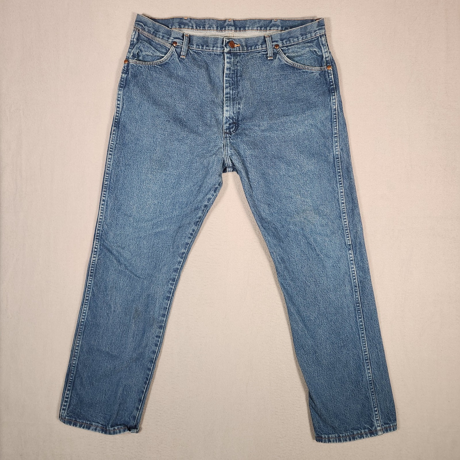 Wrangler Jeans Mens 40×32 Blue Pants 13MWZ Cowboy Cut Denim Western Workwear
