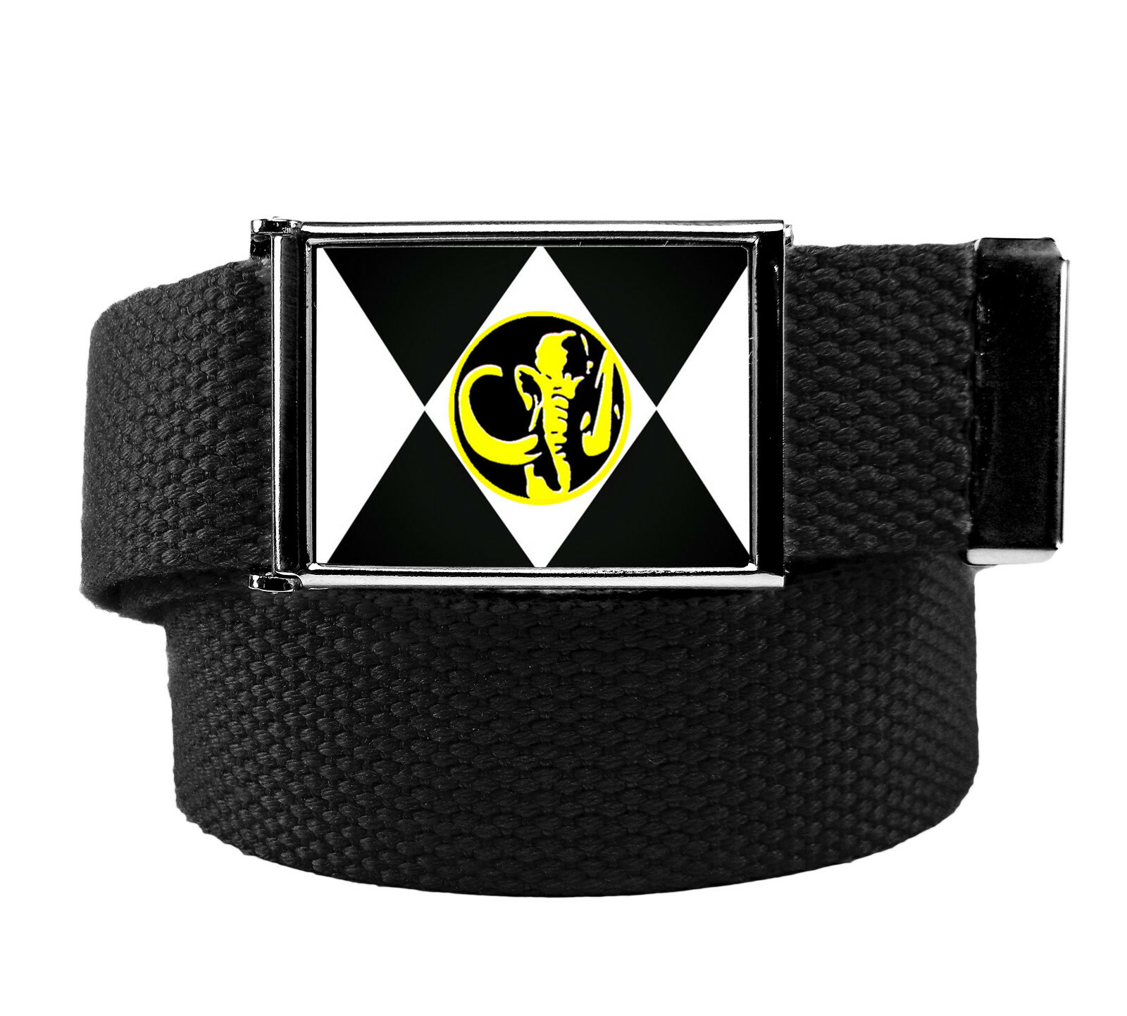Build A Belt Kid’s Power Ranger Buckle 1.25″ Wide with Canvas Web Belt
