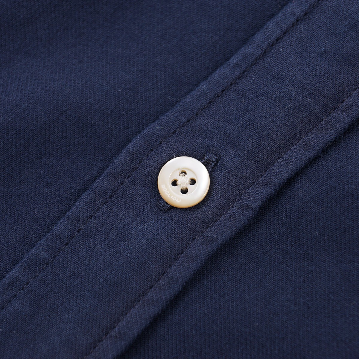 Boglioli Navy Blue Soft Cotton and Viscose Shirt L (Eu 42) NWT Imperfect