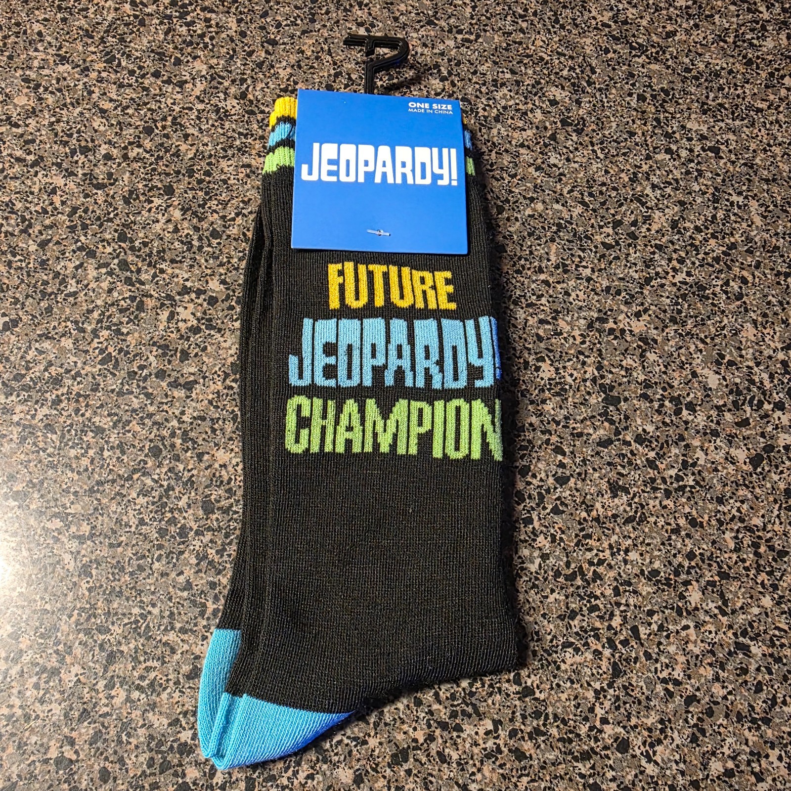 Jeopardy! Novelty Socks – New – One Size – US 7-12 / UK 6.5-11 / EU 40-46