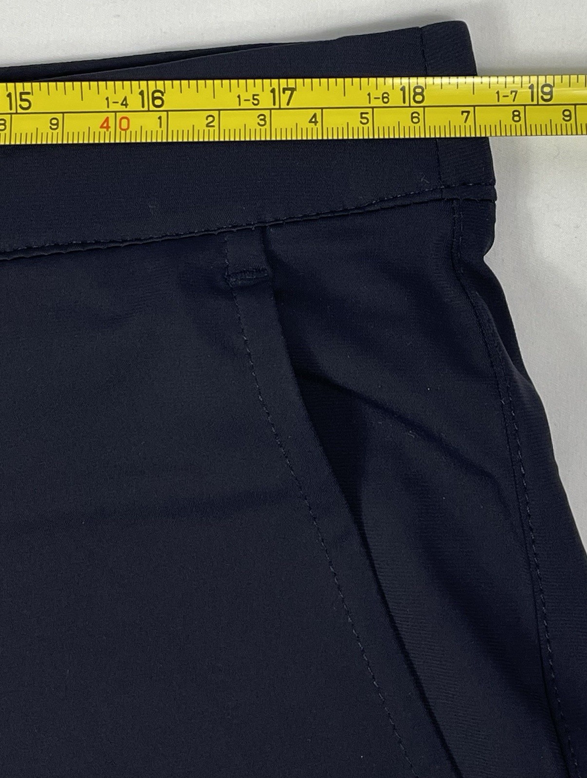 Infinity Men’s 36 LINEARFLEX NAVY PERFORMANCE Stretch Short **fit 37×8.5** NWT