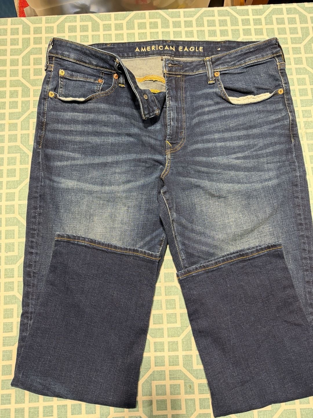 American Eagle AirFlex+ Original Straight Jeans 38×30