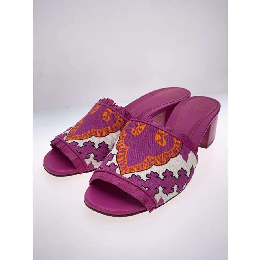 Valentino Garavani Sandals Canvas Pink Women’s Size EU36.5/US6.5