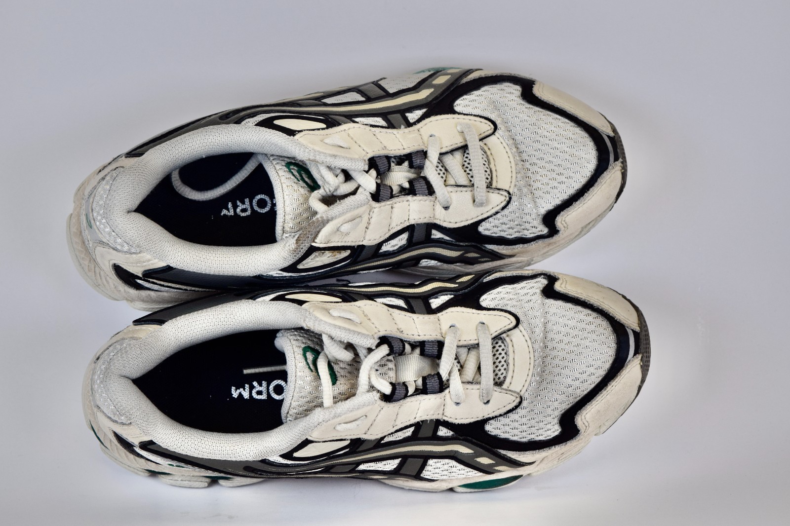 ASICS Mens Gel-NYC 2055 Pale Oak Truffle 1203A542-200 Black Teal Sneakers Size 6