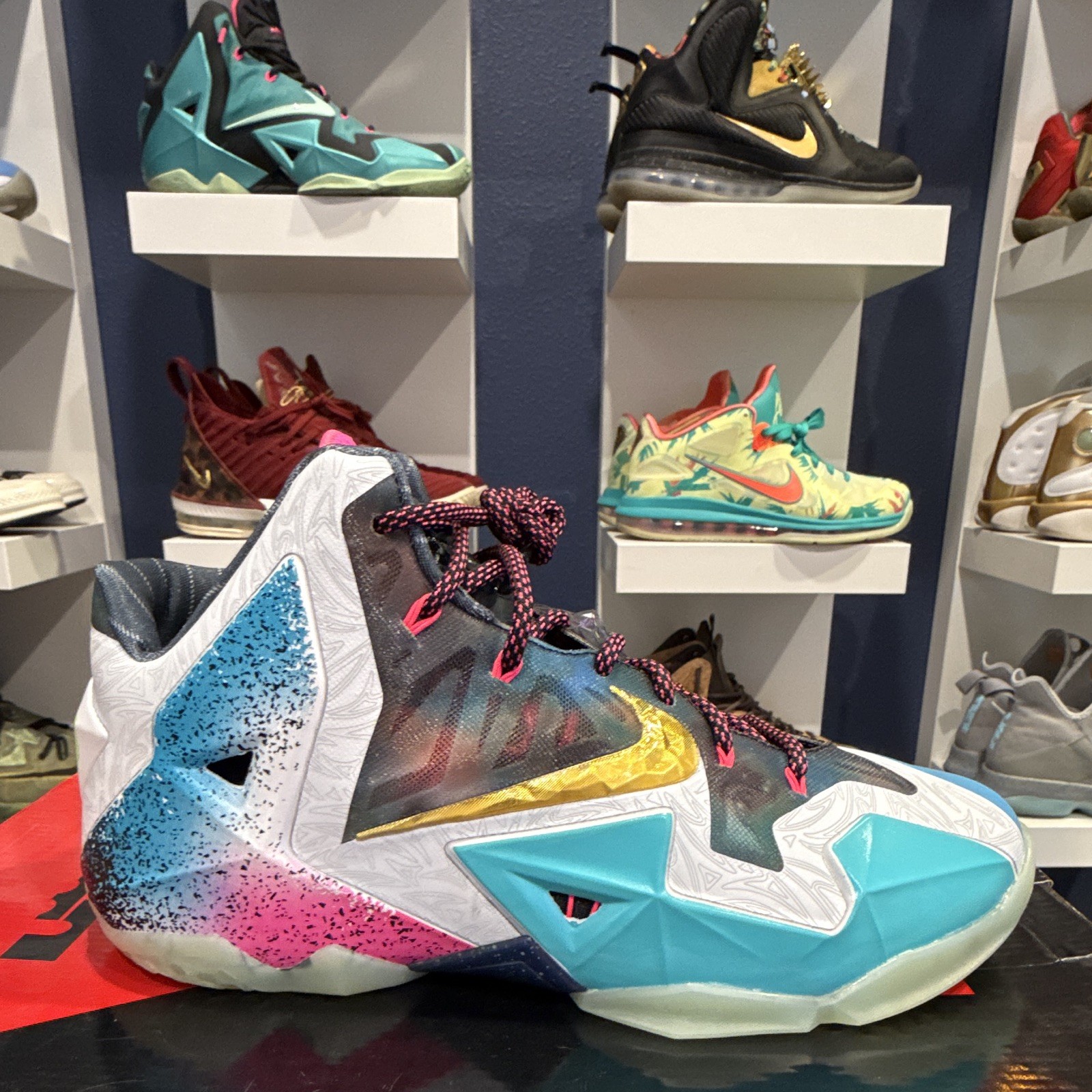 Nike LeBron 11 Premium What The LeBron Multicolor 650884-400 2014