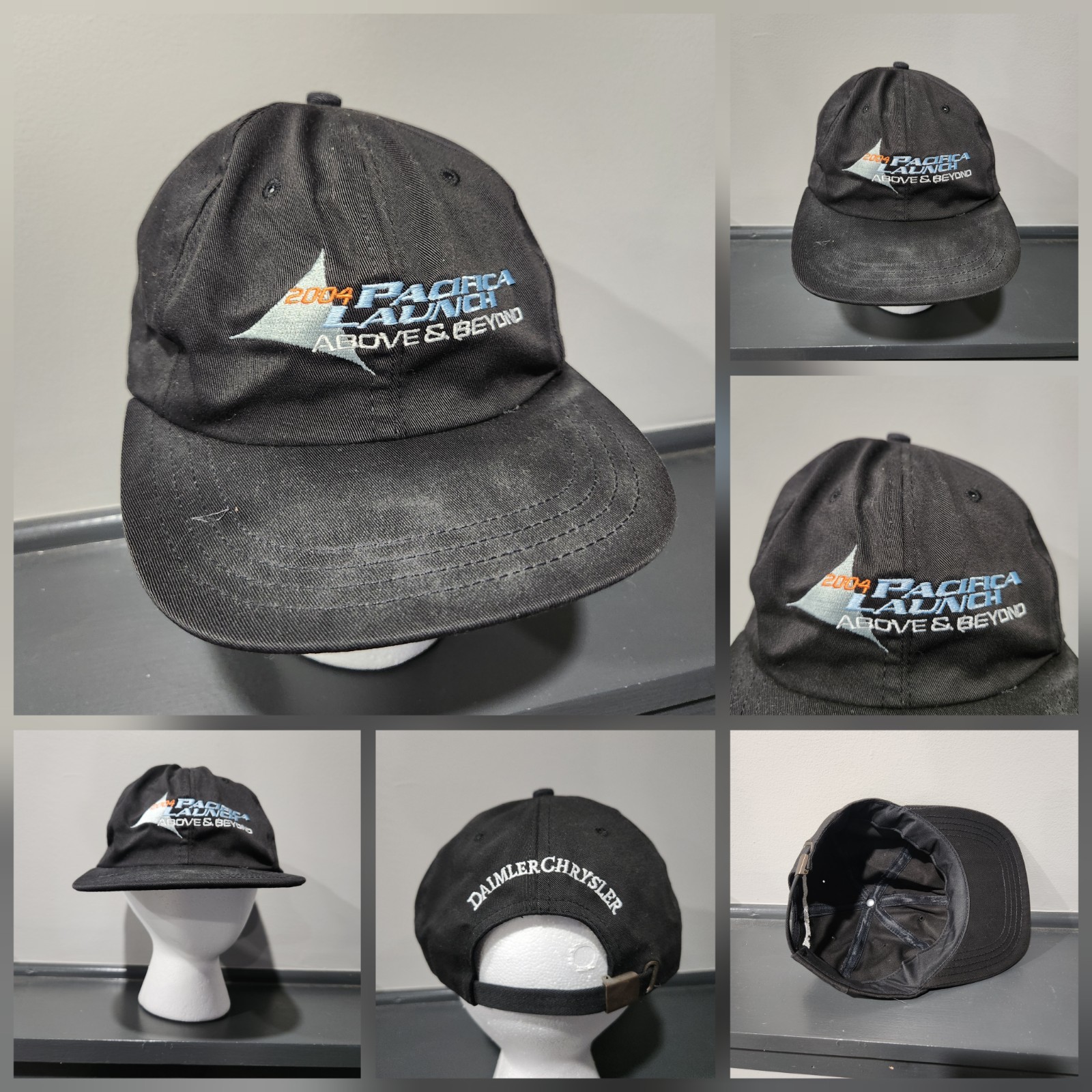 VTG Y2K 2004 Pacifica Launch Daimler Chrysler Above And Beyond Promo Hat Cap