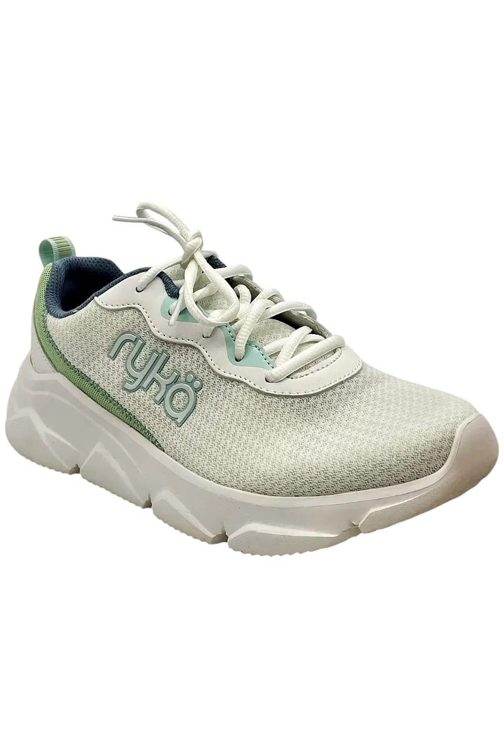 Ryka Women’s Max Cushion Mesh Washable Sneakers-Glide Brilliant White