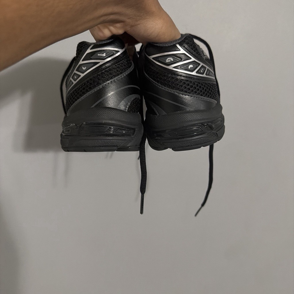 ASICS GEL-1130 Women’s Running Sneakers Black/Pure Silver Mesh 1201A906-001