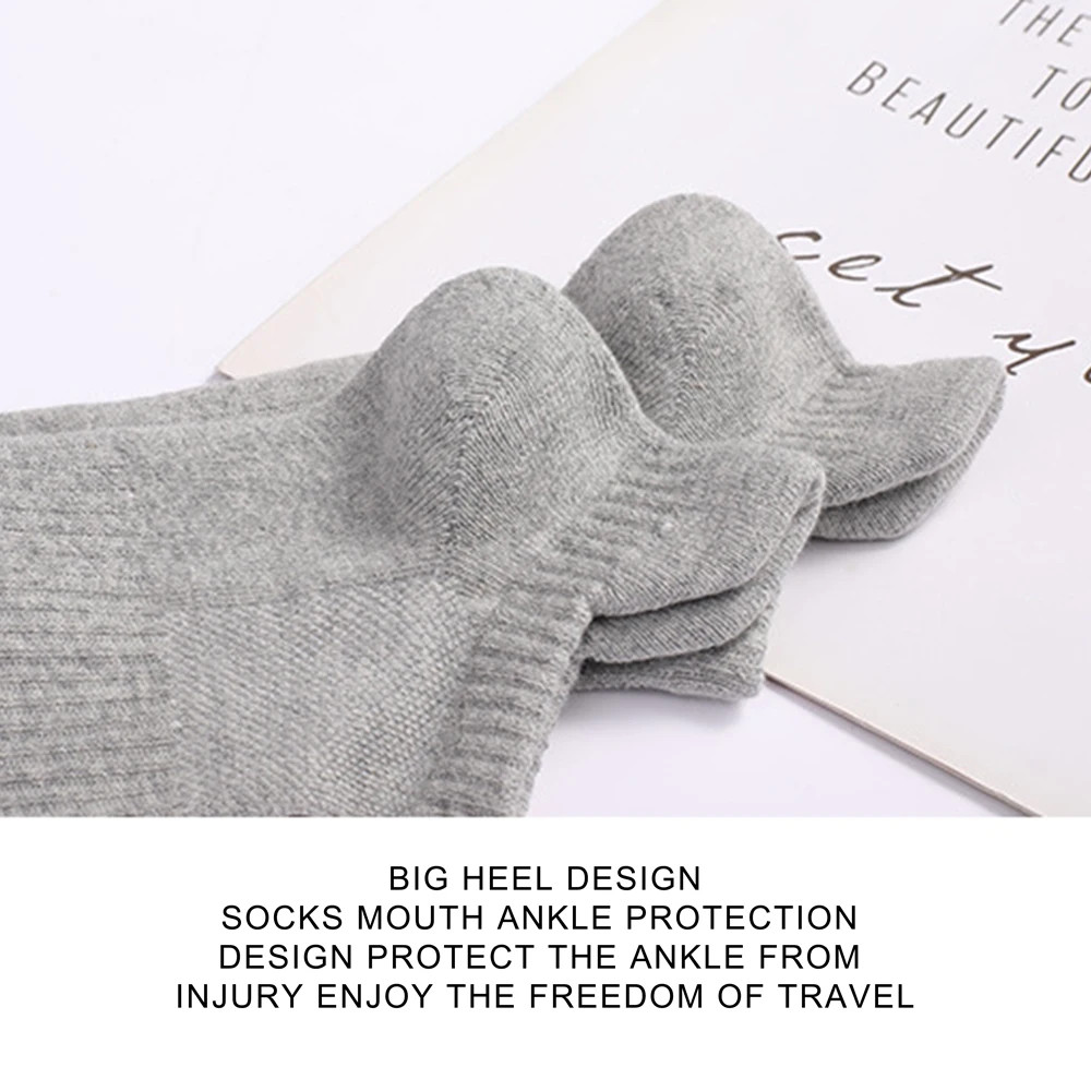 5 pairs Cotton Men’s Running Socks Thick Wear-Resistant Absorbent Deodorant Outd