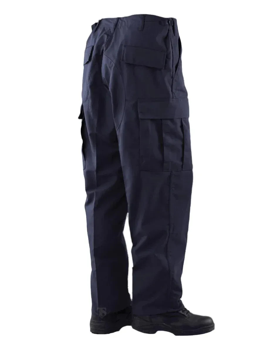 TRU-SPEC Men’s BDU Tactical Cargo Pants Poly/Cotton Rip-Stop Navy XL Regular