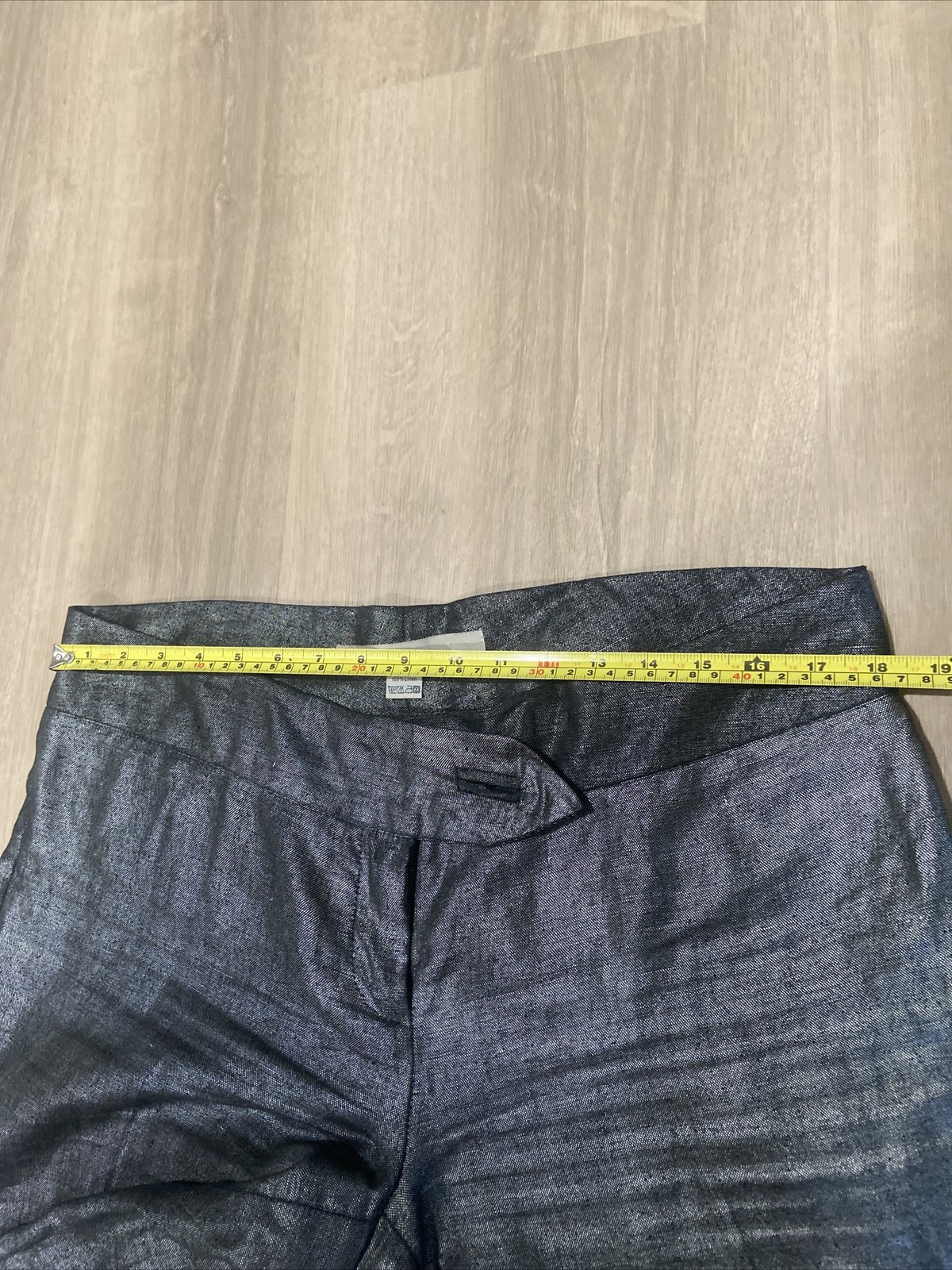 TOKYO COLLECTION 100% Linen Shimmery Wide Leg Pants