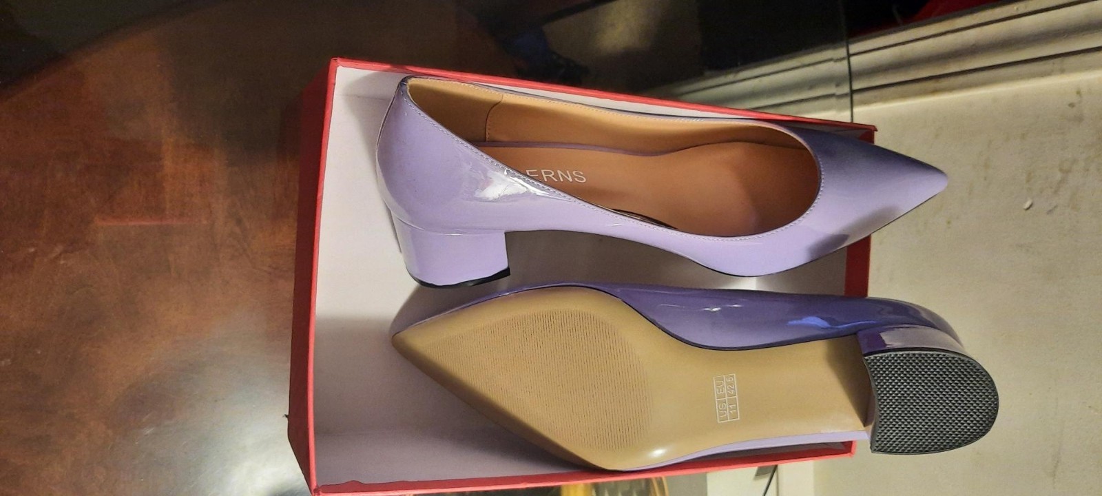 Lavender Waydern shoes women low heels size 11
