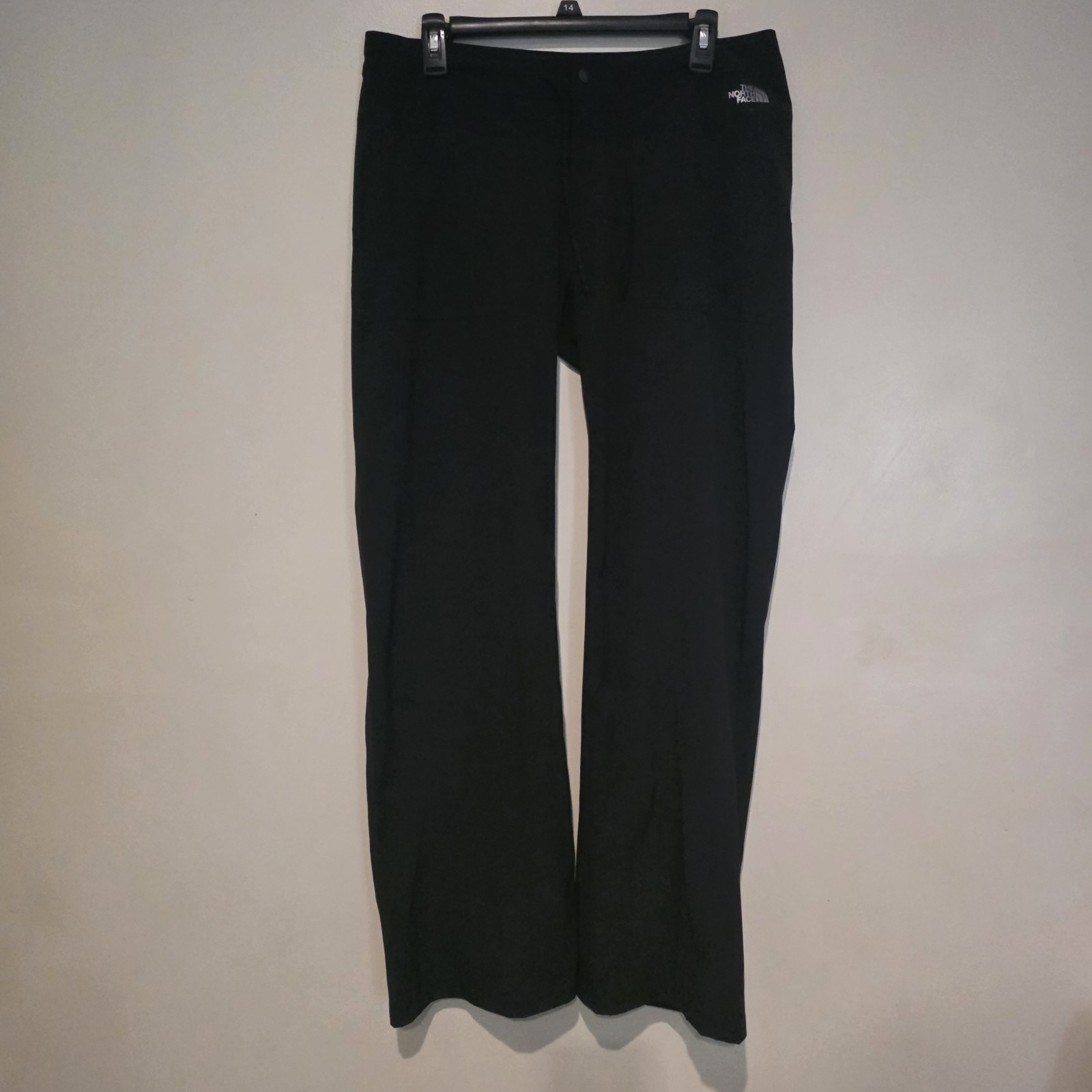 The North Face TNF Apex Women’s Hiking Pants 12 Black Stretch Pockets Drawstring