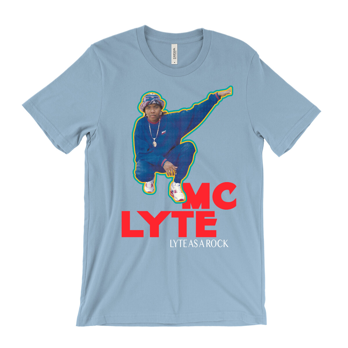 MC Lyte t Shirt – Lyte as a rock – Cold Chillin’ Old School Hip Hop 80’s
