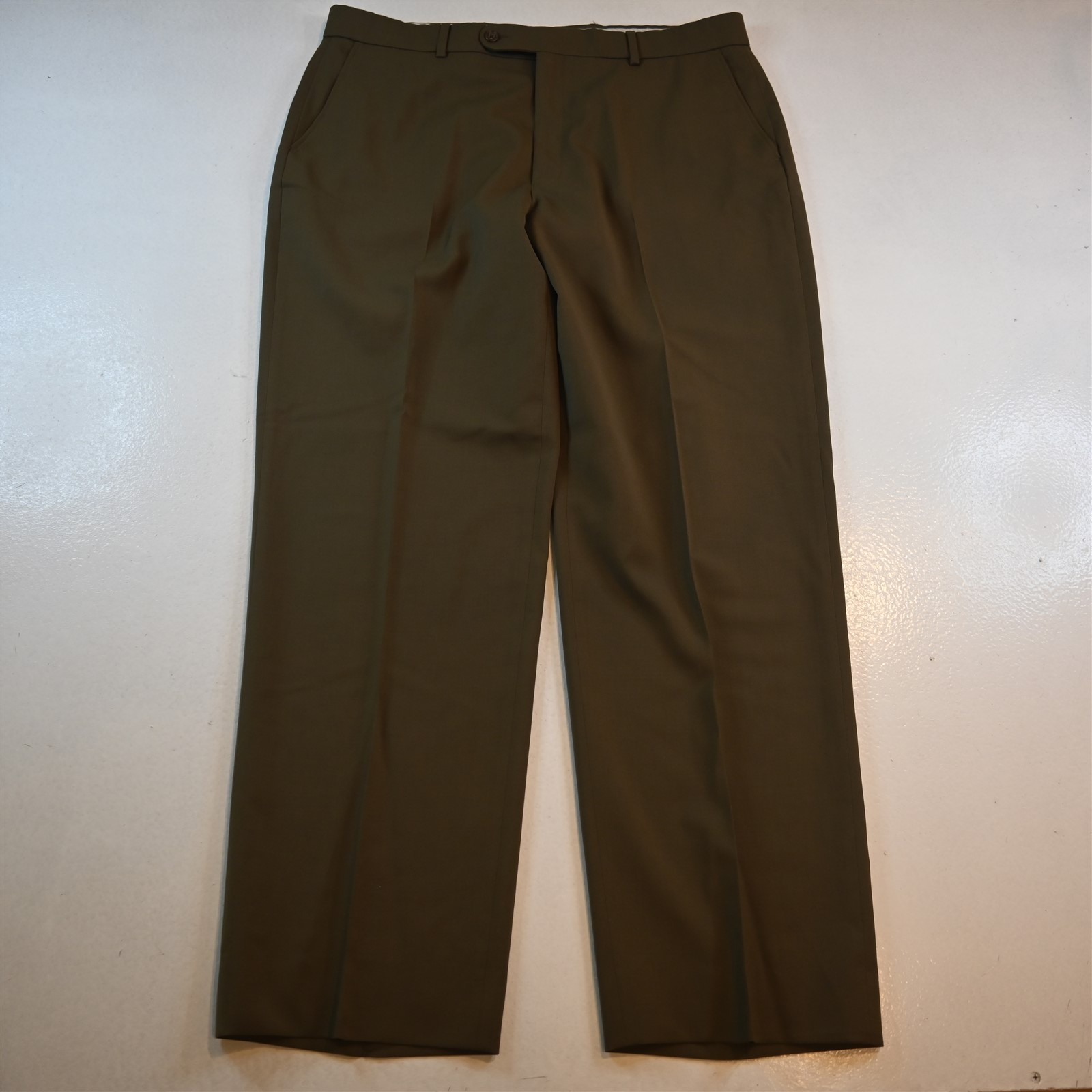 Ballin 36×32 Tan Brown 100% Wool Comfort Eze Classic Dress Mens Pants