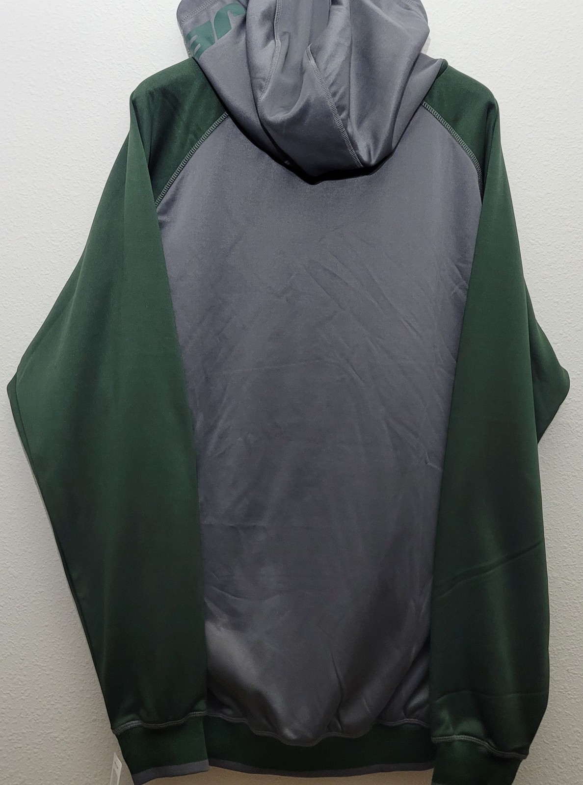 New York Jets NFL TX3 COOL Full Zip Hoodie Jacket Mens XLT Green/Gray NWT
