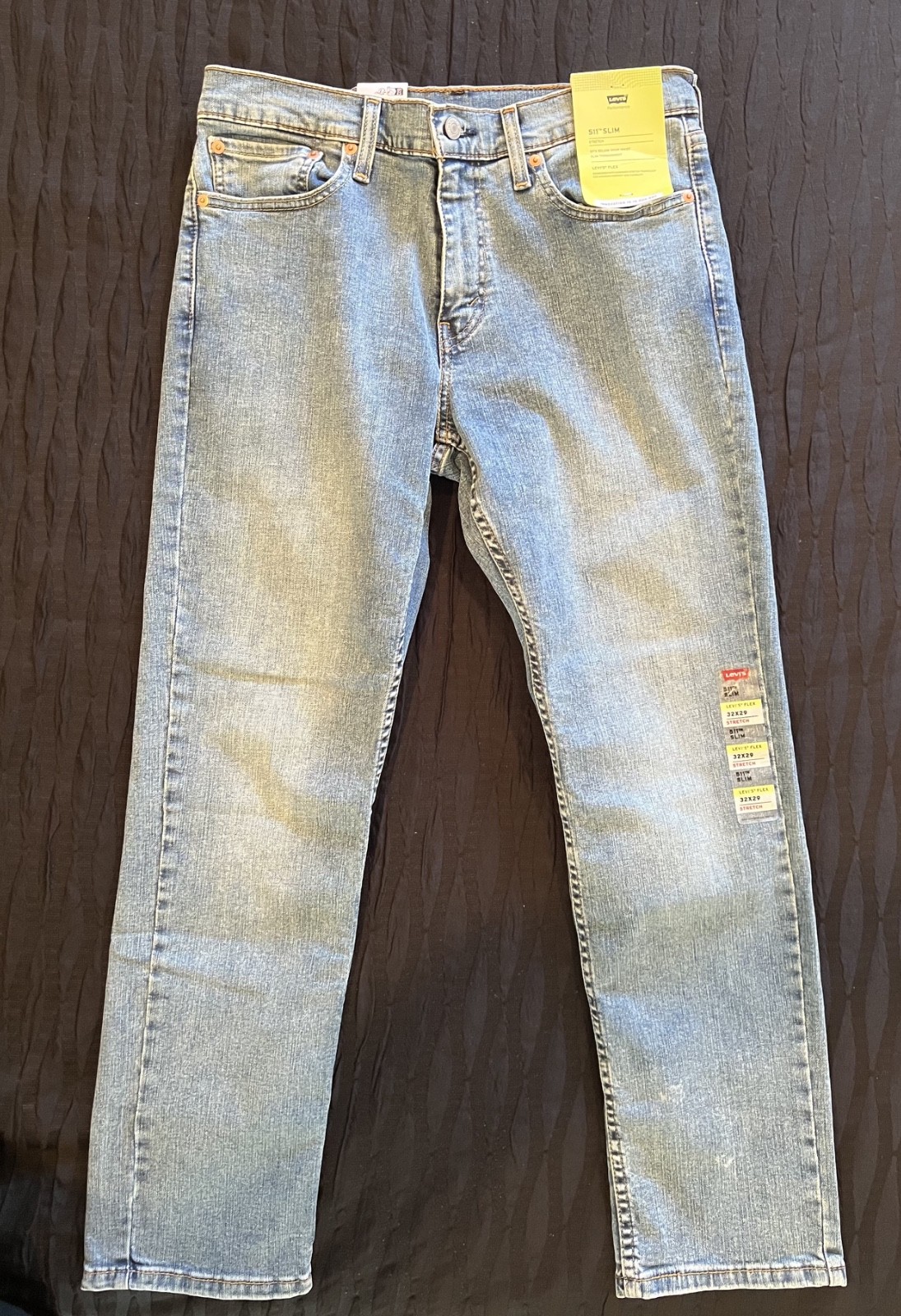 LEVI’S FLEX 511 SLIM MEN’S BLUE JEANS (NWT) (Size 32 Waist) Length 29) $69.50